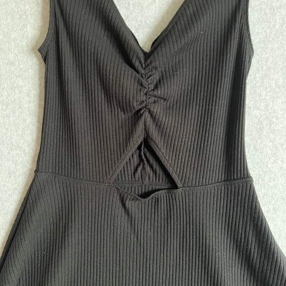 Abercrombie & Fitch Women’s Dress Black Cut out Medium Tall - Picture 6 of 7